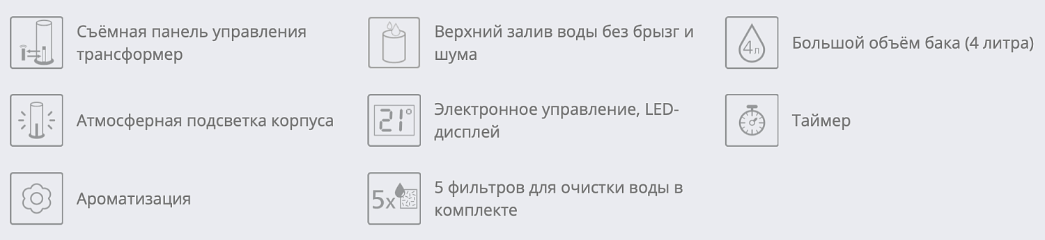 Увлажнитель воздуха Funai Todai USH-TE7251WC Увлажнитель воздуха Funai Todai USH-TE7251WC